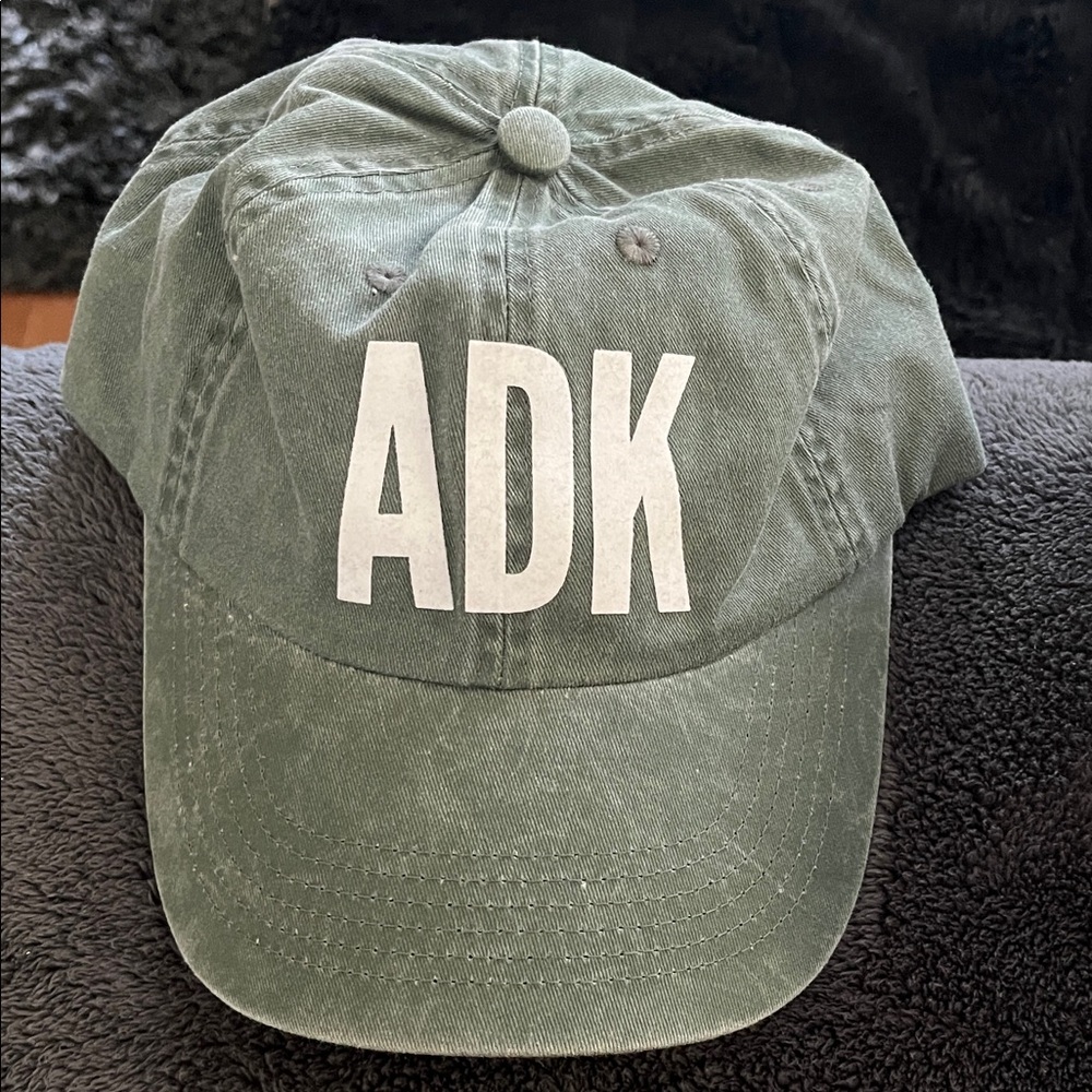 ADK Adirondacks Green Ball Cap